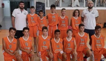 massimo con la seleccion valenciana alevin en un torneo de tarragona
