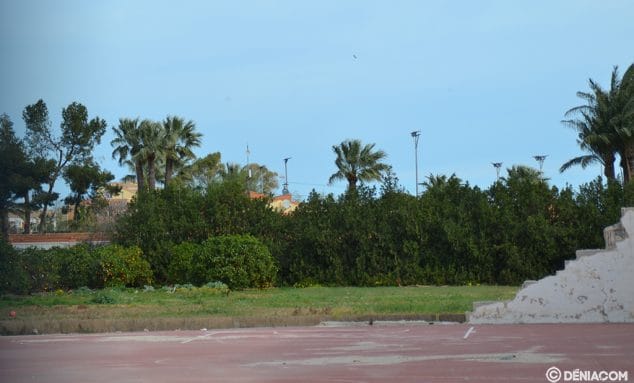 Imagen: Muro oeste del pabellón caído