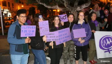 Participantes en la manifestación