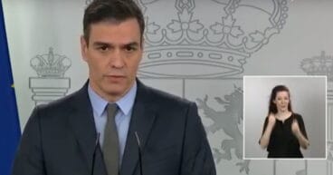 pedro sanchez en rueda de prensa