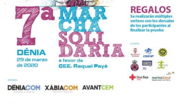 portada marcha solidaria a favor del raquel paya