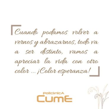 Publicación en Facebook de Policlínica CUME