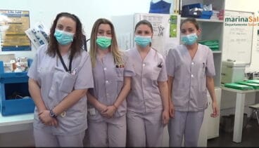 trabajadoras del hospital de denia