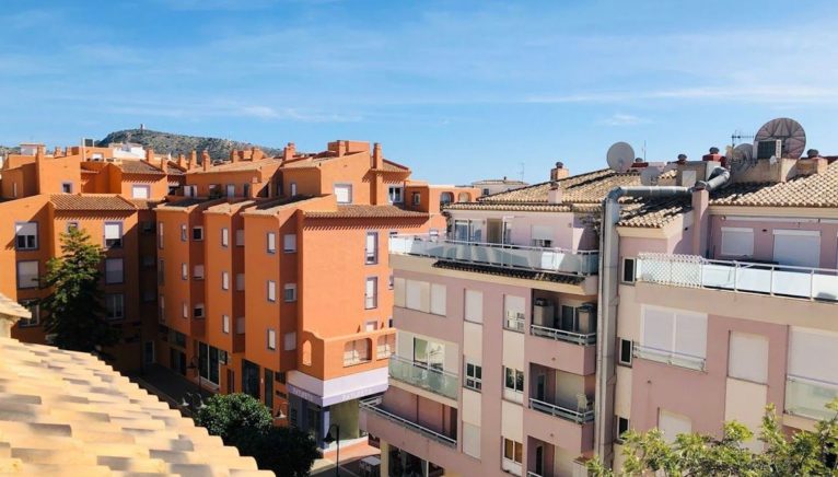 Views from a one bedroom penthouse for sale in Moraira - Mare Nostrum Inmobiliaria