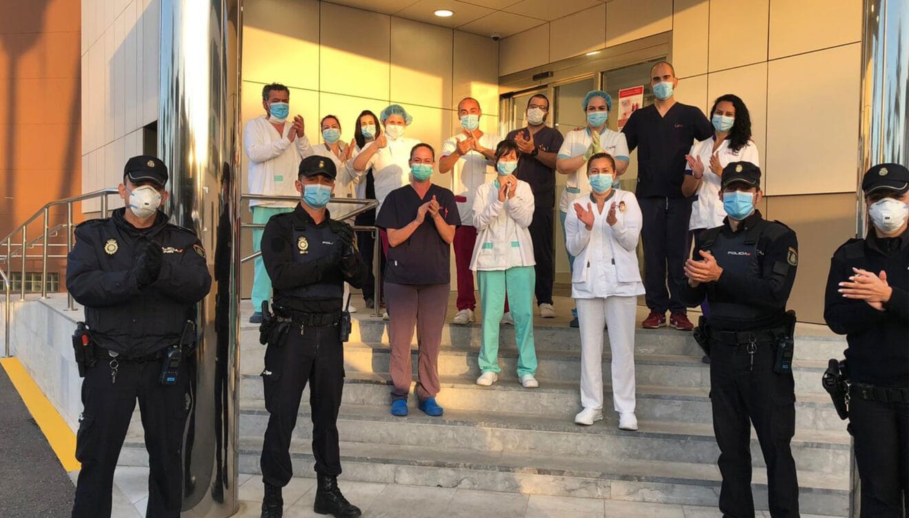 Agradecimiento de los profesionales del Hospital HLA San Carlos