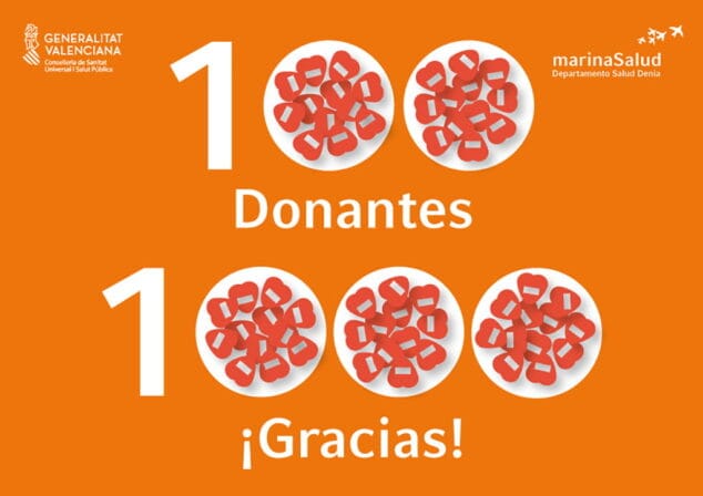 El Departamento de Salud de Dénia expresa su agradecimiento ante las más de 100 donaciones recibidas 1 Imagen: Agradecimiento del Departamento de Salud de Dénia