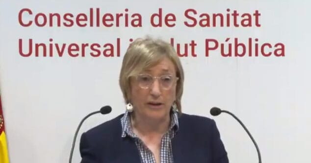 Imagen: Ana Barceló, Consellera de Sanidad
