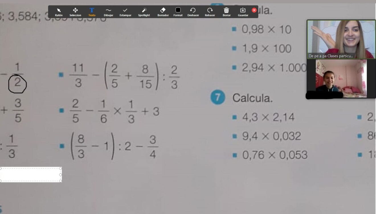 Cálculo y resolución de problemas con De Pe A Pa Clases Particulares