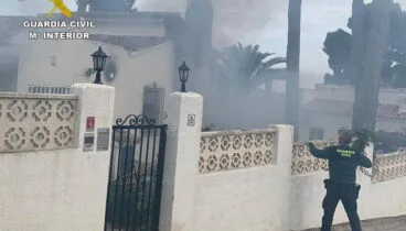 Casa calcinada en Moraira