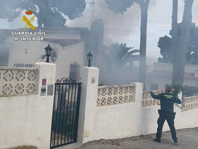 Imagen: Casa calcinada en Moraira