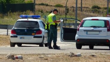 control de la guardia civil