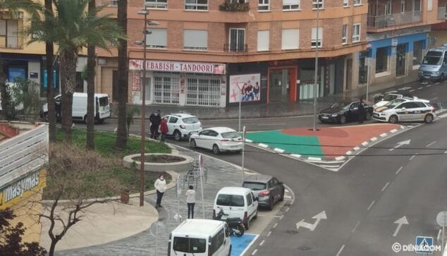 Imagen: Control en la plaza Arxiduc Carles