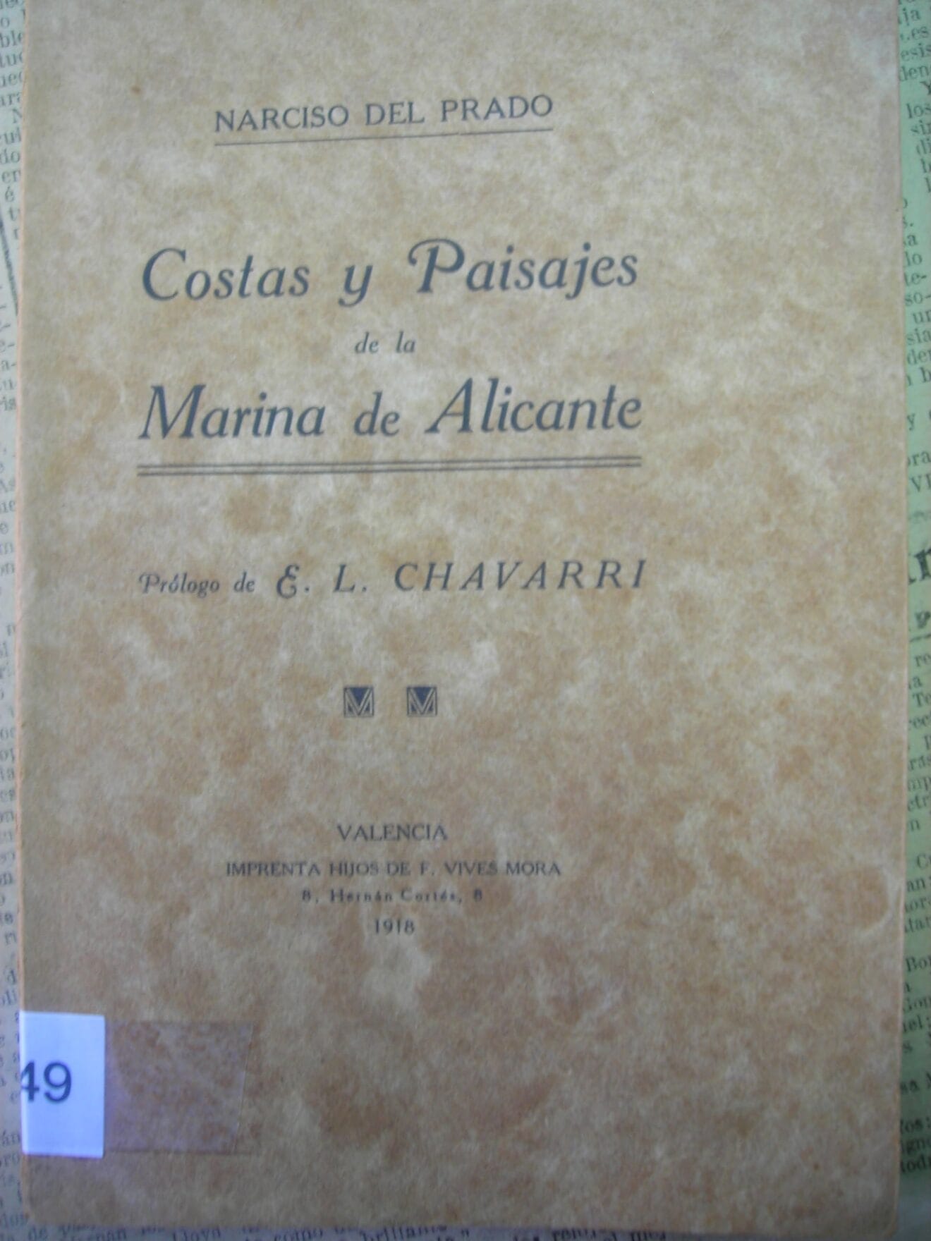 Edición conservada de Costas y Paisajes