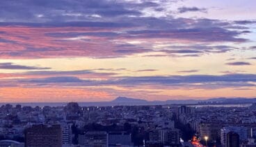 El Montgó visto desde València
