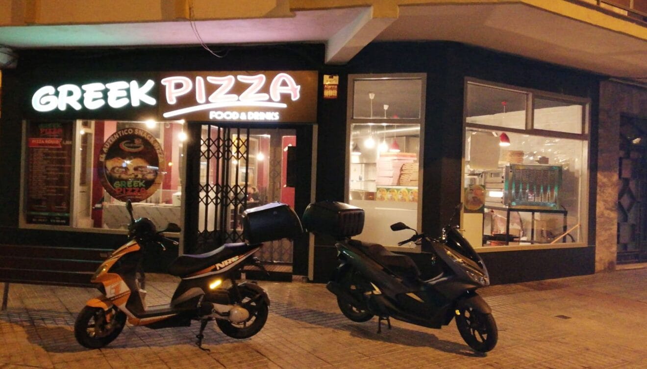 Entrada de Greek Pizza