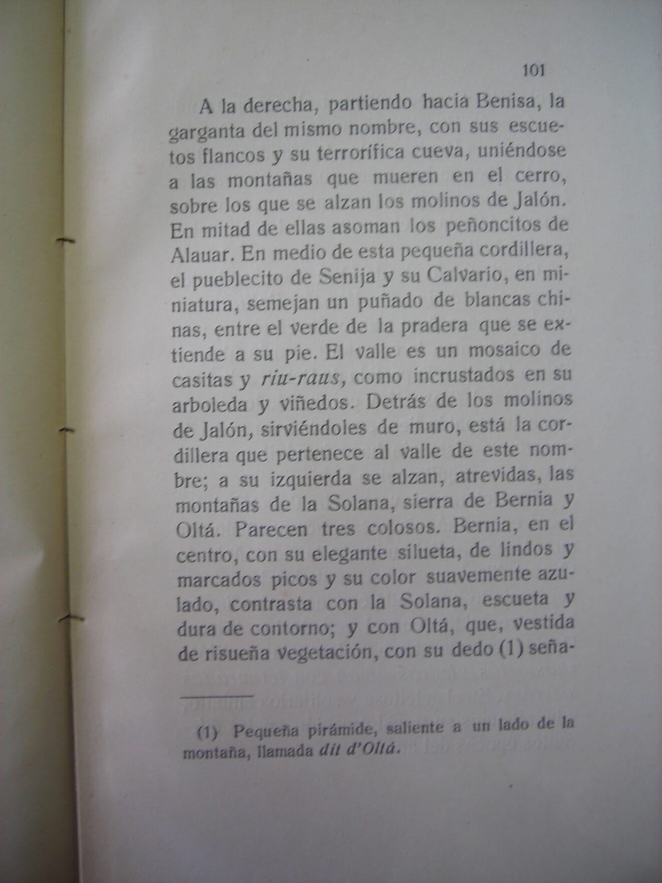 Extracto sobre Benissa