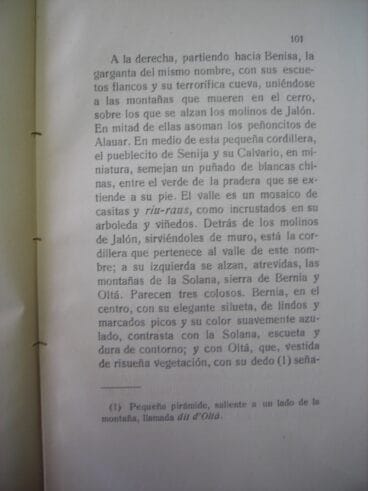 Extracto sobre Benissa