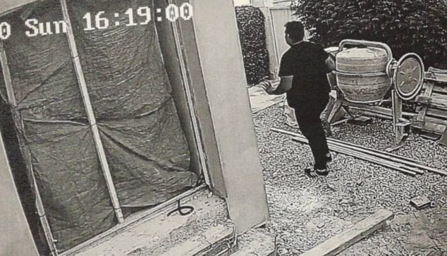 Imagen: Imagen captada por la cámara de seguridad