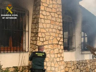 Incendio vivienda en Moraira
