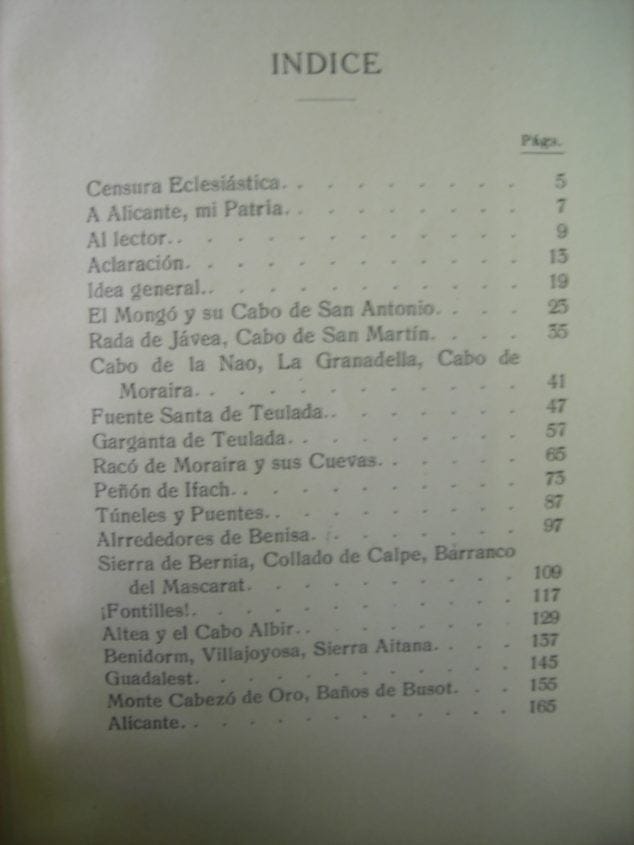Un libro publicado por una mujer en la pandemia de 1918 2 Imagen: Índice de Costas y Paisajes