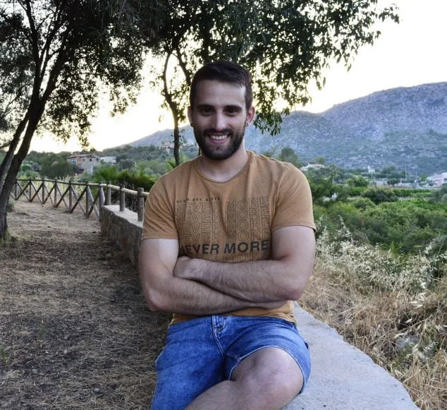 Imagen: Javier Martínez en una imagen tomada el verano pasado