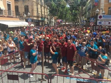 La Comisión y Quintos en el inicio de las Fiestas de 2019