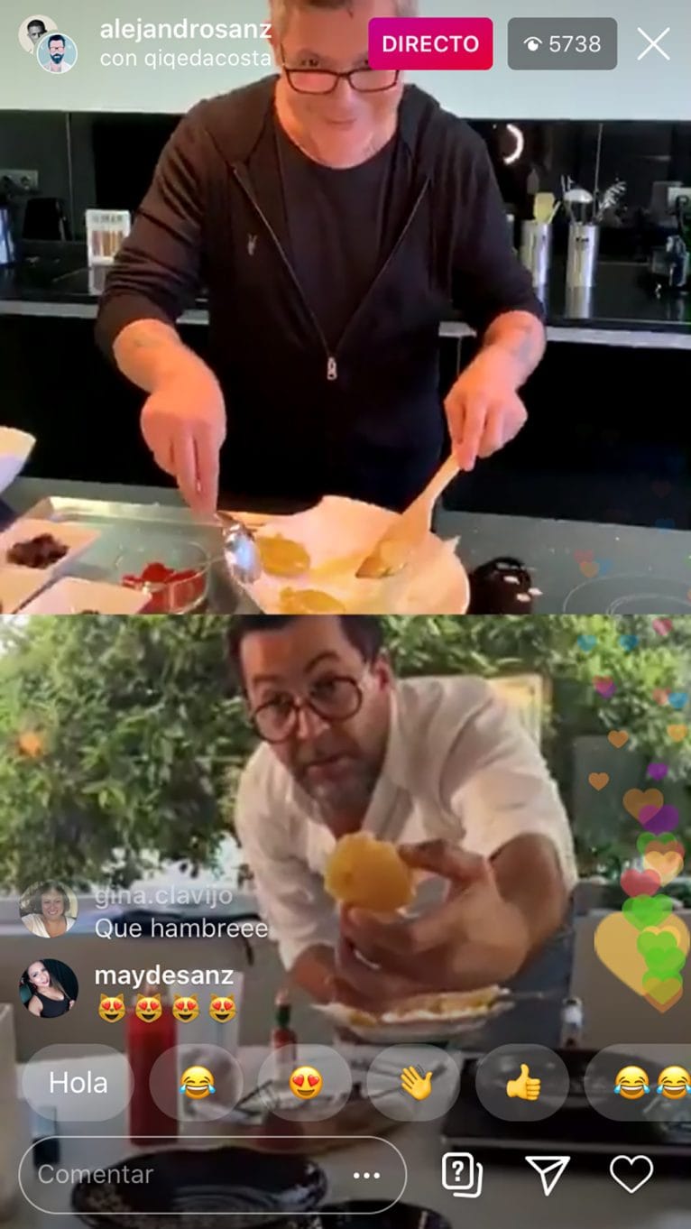 Menú vegano de Quique Dacosta con Alejandro Sanz