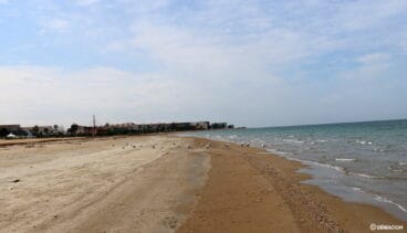 playa punta del raset durante el estado de alarma