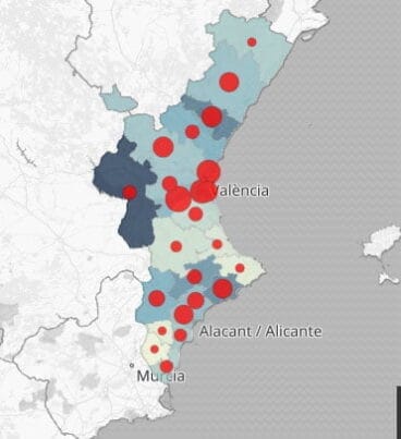 contagios en la comunitat valenciana