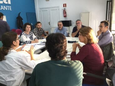 Grupo de discusión en octubre de 2018