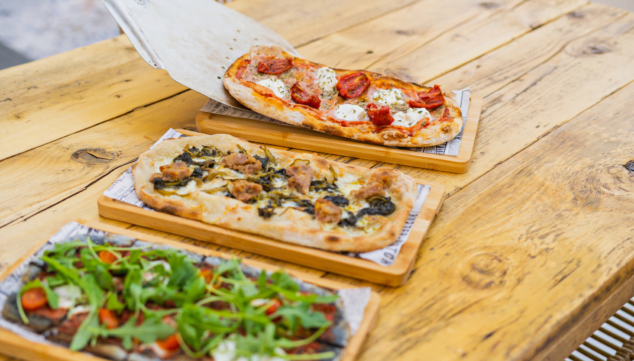 Imagen: 3 tipos de masa de pizza en DOA