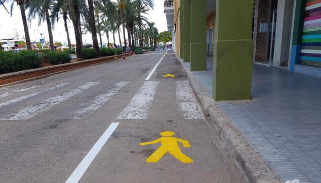 Imagen: Ampliación de la zona de peatones de Explanada Cervantes