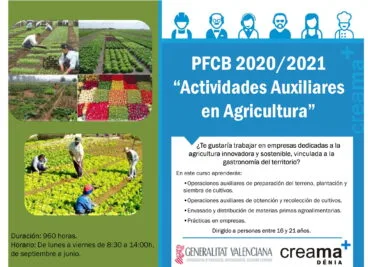 carte del curso de agricultura de creama