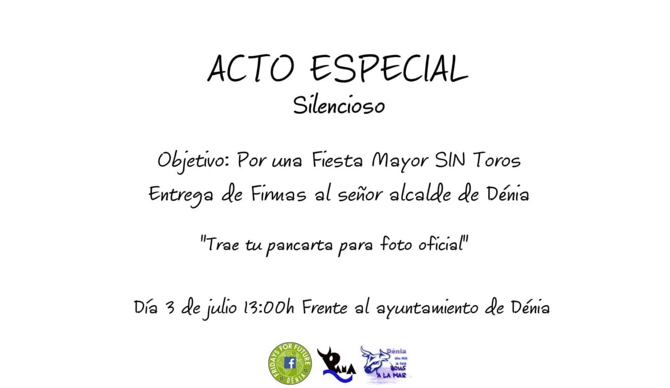 Cartel del acto de PAMA