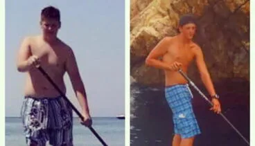 Evolución física en un año de James