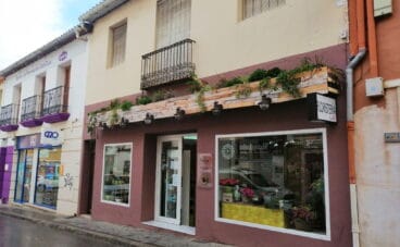 fachada de floristeria mandarina