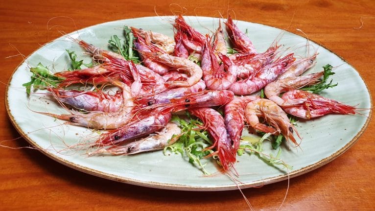 Gamba roja de Dénia - Restaurante Mena