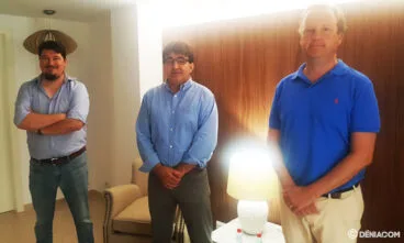 juanjo ribes junto a juan benavente y jonathan lamber