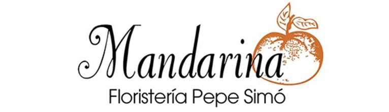 Logotipo de Floristería Mandarina