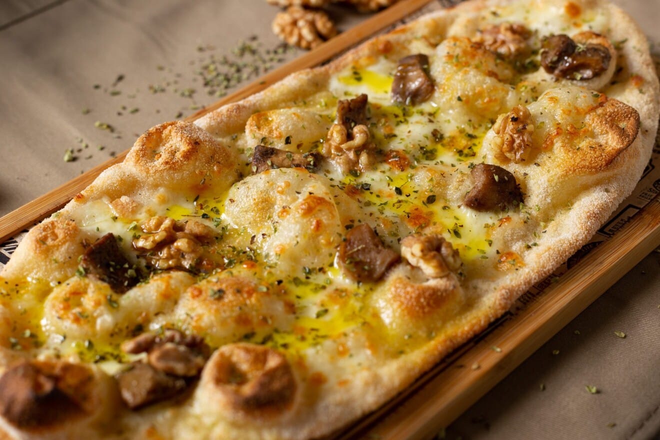 Pizza de masa madre