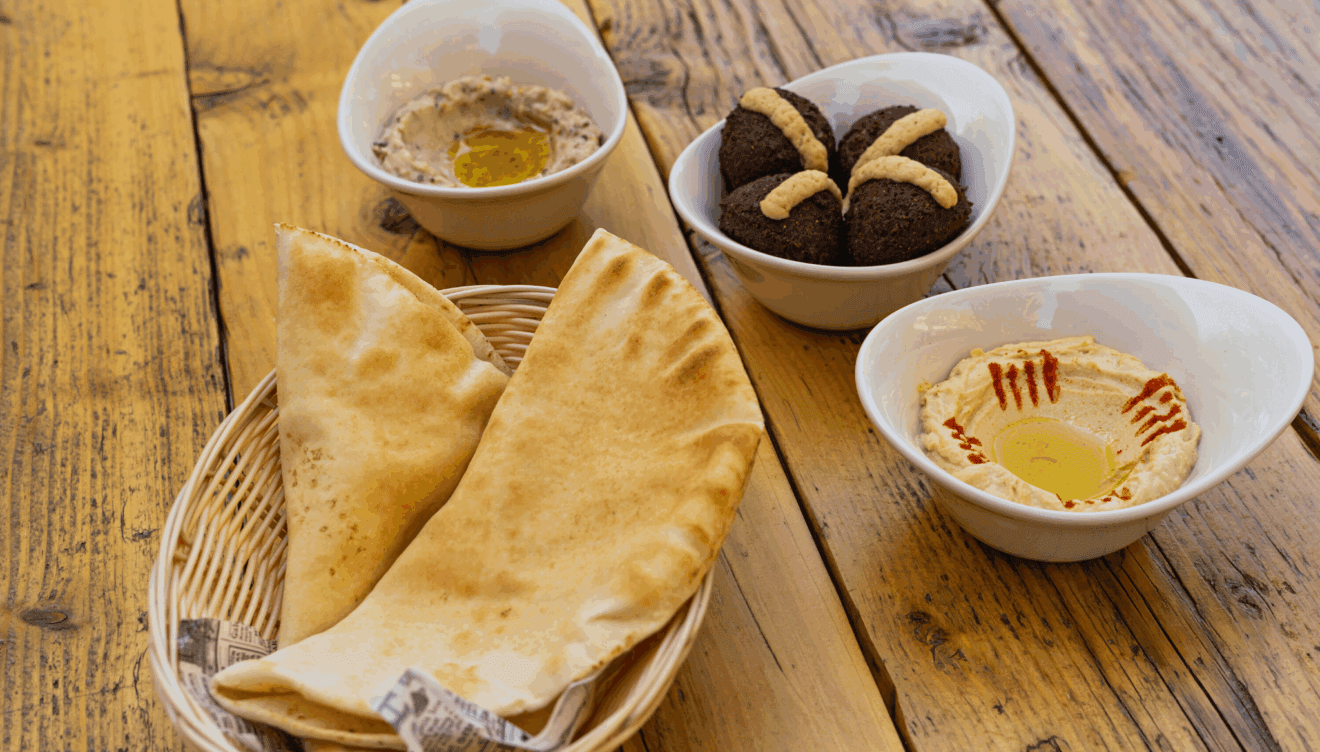 Platos típicos libaneses en DOA