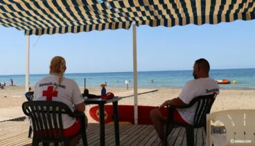 Puesto de socorristas de la playa Punta del Raset