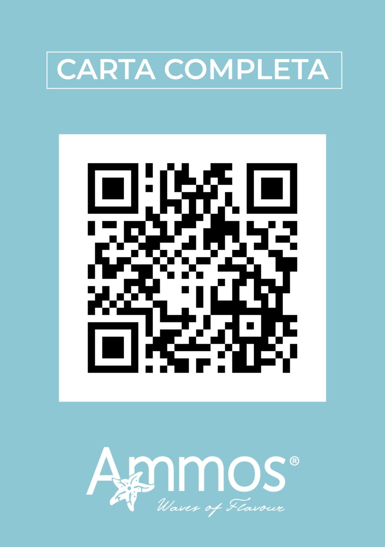 Carta QR de Restaurante Ammos Moraira - Avantcem