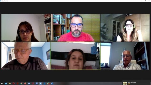 reunion del ayuntamiento con las asociaciones de comerciantes