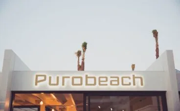 Rótulo de Purobeach Dénia