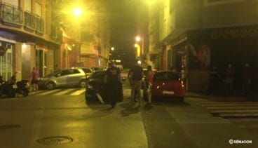Vehículo aparcado a metros del lugar donde ha provocado el accidente