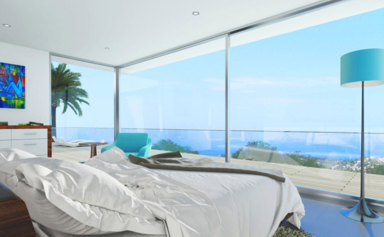 Vistas desde el dormitorio de Casa Natalia - Lucas Graf Projects