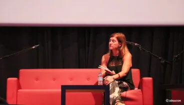 Eva Ronda durante la presentación de Labora en INCLOU-ME