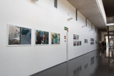 Exposición sobre el coronavirus en el Hospital de Dénia