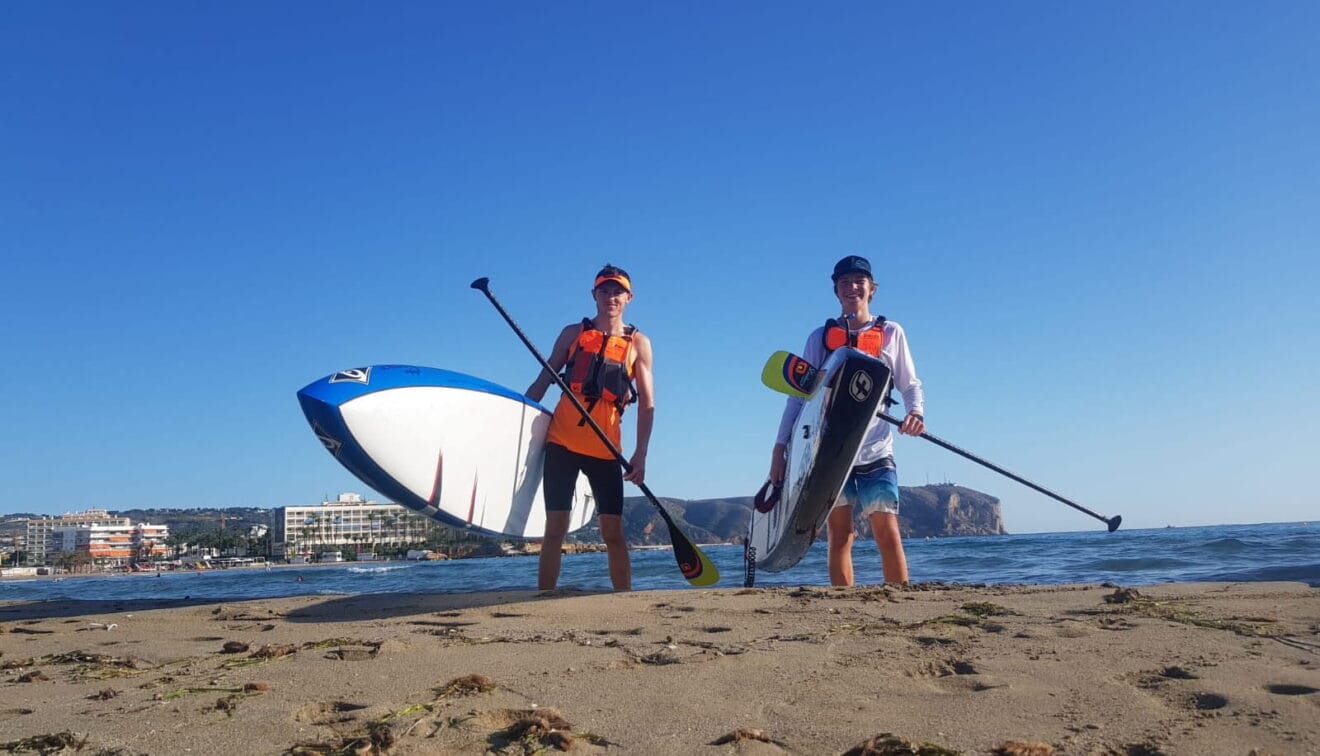 Los riders Hugo Irigoyen y Pablo Gateau